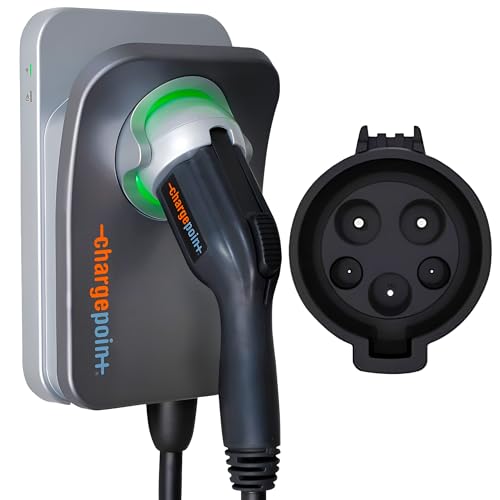 ChargePoint HomeFlex Level 2 EV Fast connector and hardware view