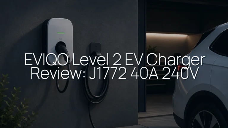 EVIQO Level 2 EV Charger Review: J1772 40A 240V