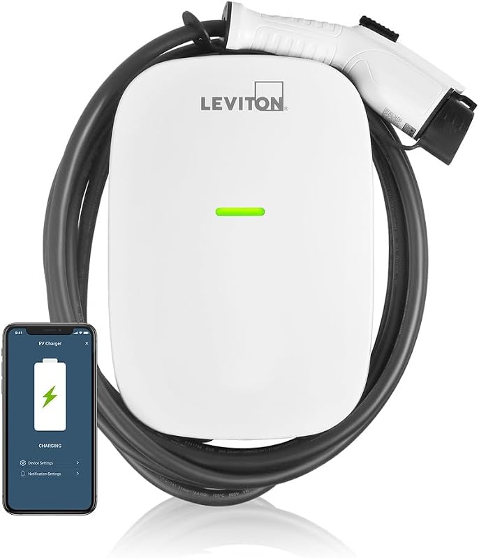 Leviton smart Wi-Fi hardwired Level 2 EV charger