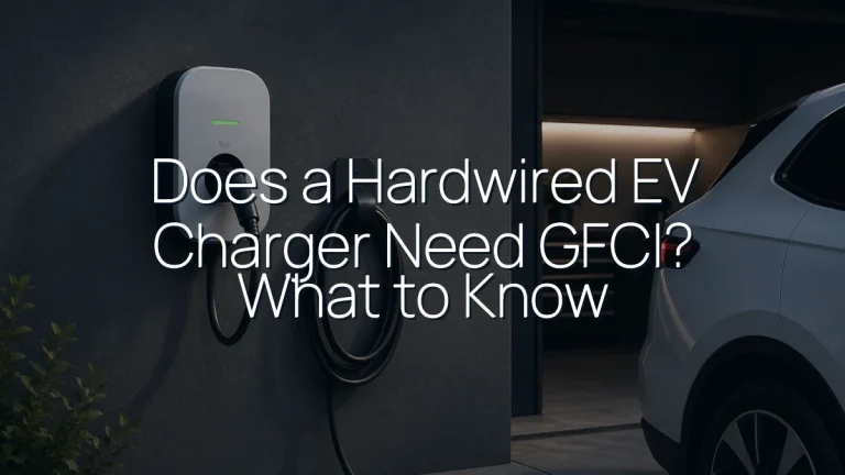 Does a Hardwired EV Charger Need GFCI? What to Know