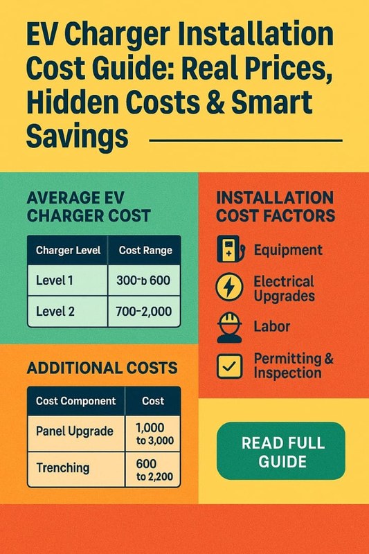 Home EV Charger Installation Cost: What to Expect
