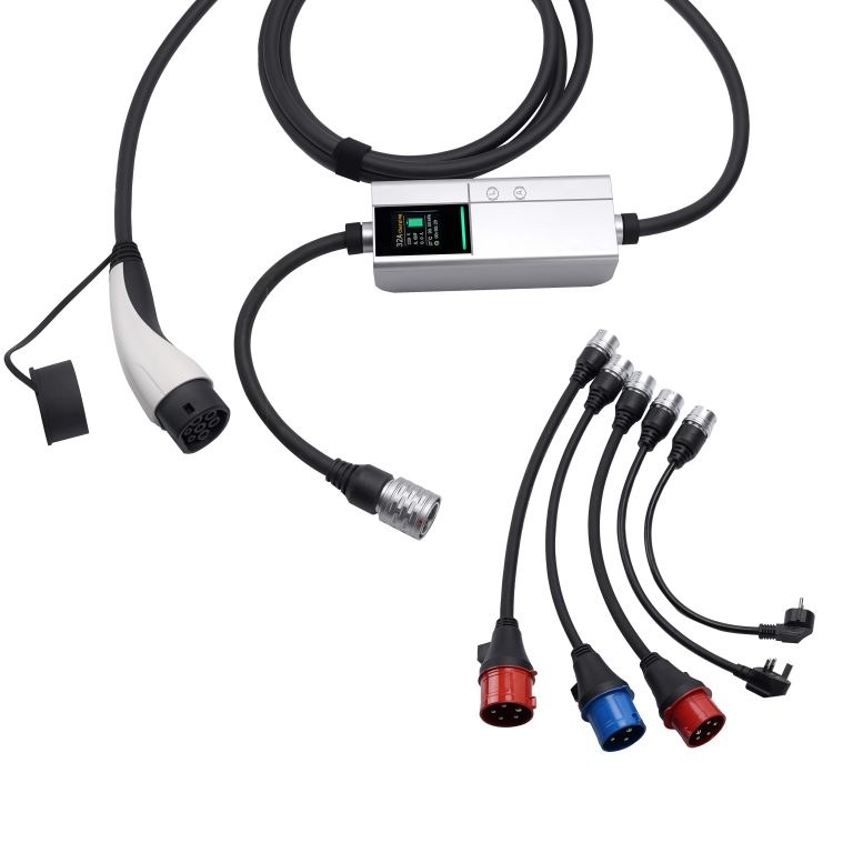 EV charging image related to Portable EVSE, Generator, Connector, and Adapter Basics