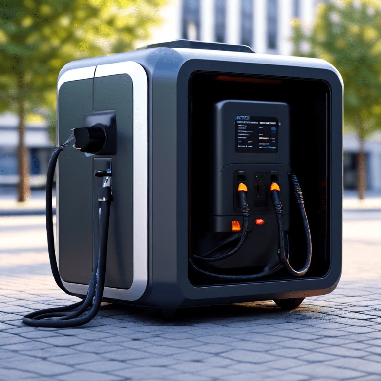 EV charging image related to How to Size a Portable EV Charger Generator Setup