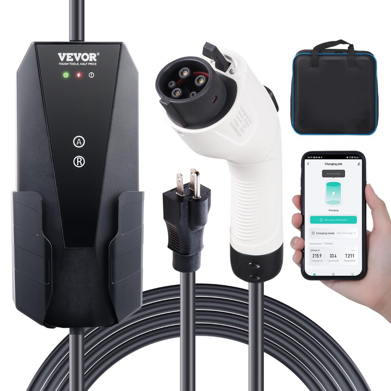 EV charging image related to How a Portable EV Charger Works: From Wall Outlet to Battery
